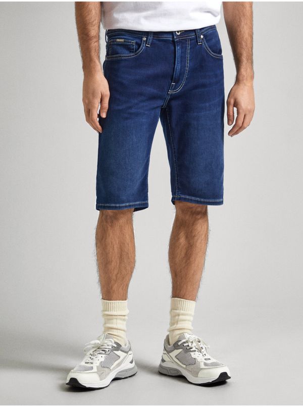 Pepe Jeans Men's Blue Denim Shorts Pepe Jeans - Men's