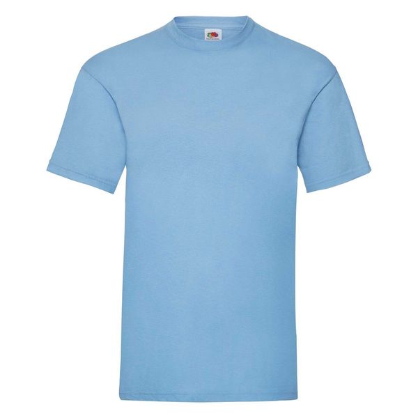 Fruit of the Loom Men's Blue T-shirt Valueweight Fruit of the Loom