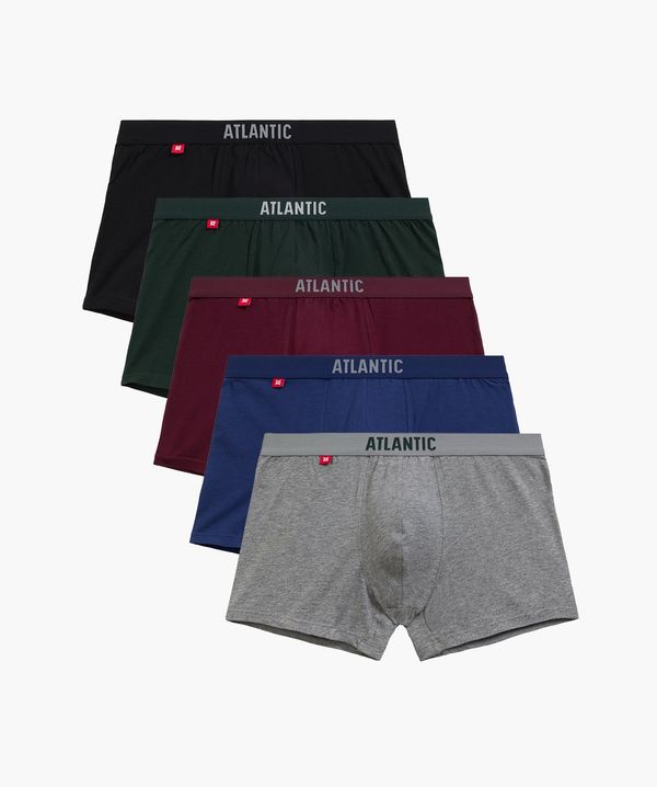 Atlantic Men's Boxer Shorts ATLANTIC 5Pack - Multicolored