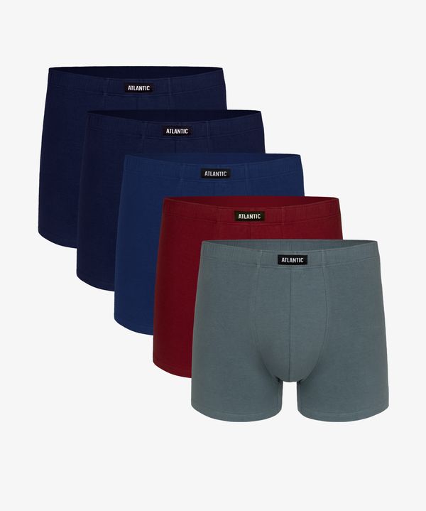 Atlantic Men's Boxer Shorts ATLANTIC 5Pack - Multicolored