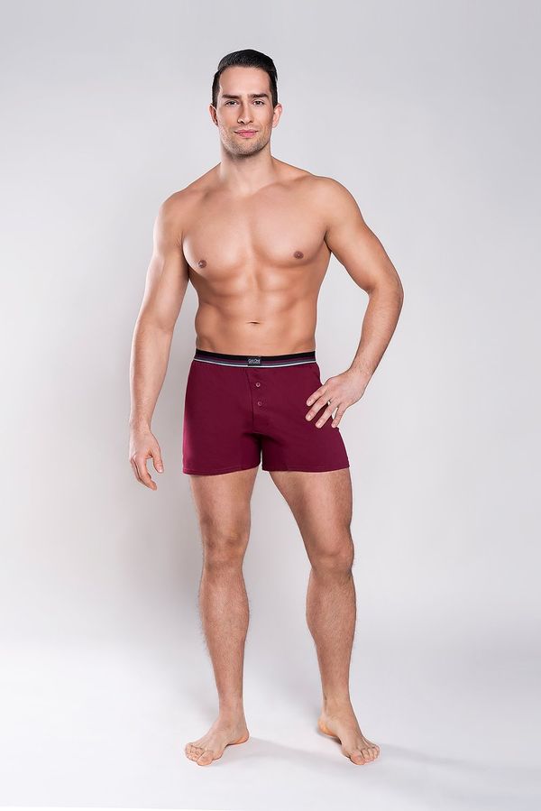 Italian Fashion Men's boxer shorts Logan - burgundy
