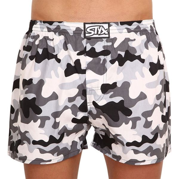 STYX Men's boxer shorts Styx art classic rubber camouflage