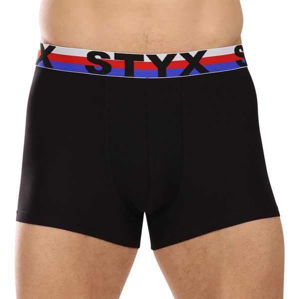 STYX Men's Boxer Shorts Styx Sports Rubber Black Tricolor