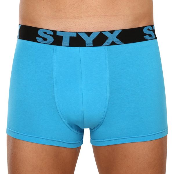 STYX Men's boxer shorts Styx sports rubber light blue