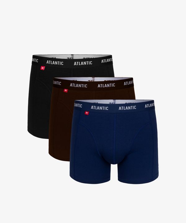 Atlantic Men's boxers ATLANTIC 3Pack - multicolor