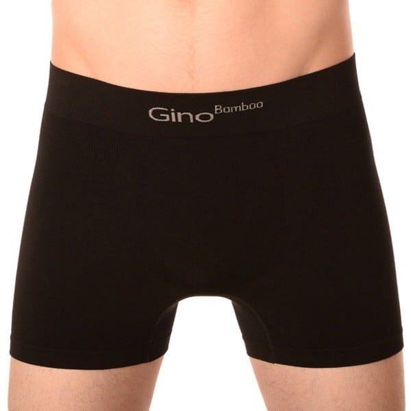 Gino Men's boxers Gino seamless bamboo black
