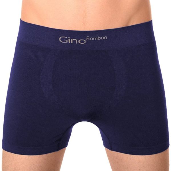 Gino Men's Boxers Gino seamless bamboo blue