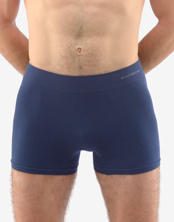 Gino Men's Boxers Gino seamless bamboo blue