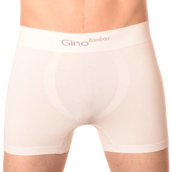 Gino Men's boxers Gino seamless bamboo white