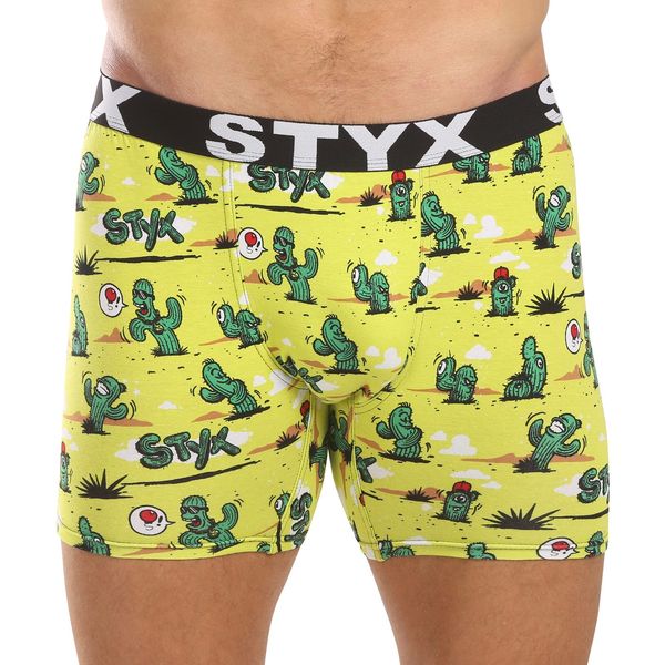 STYX Men's boxers Styx long art sports rubber cacti