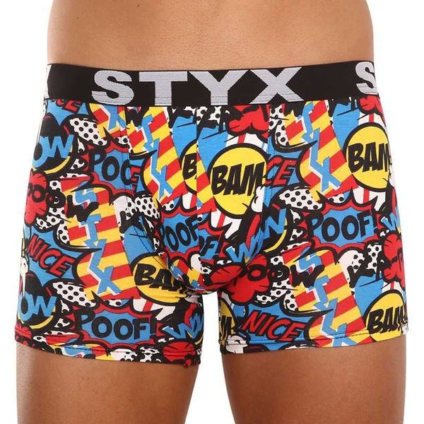 STYX Men's boxers Styx long art sports rubber poof
