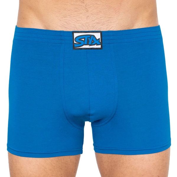 STYX Men's boxers Styx long classic rubber blue