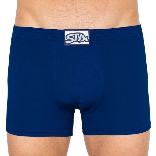 STYX Men's boxers Styx long classic rubber blue