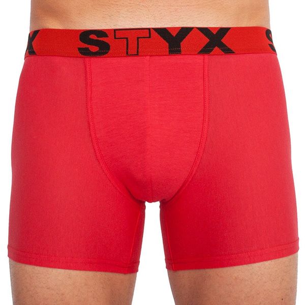 STYX Men's boxers Styx long sports rubber red