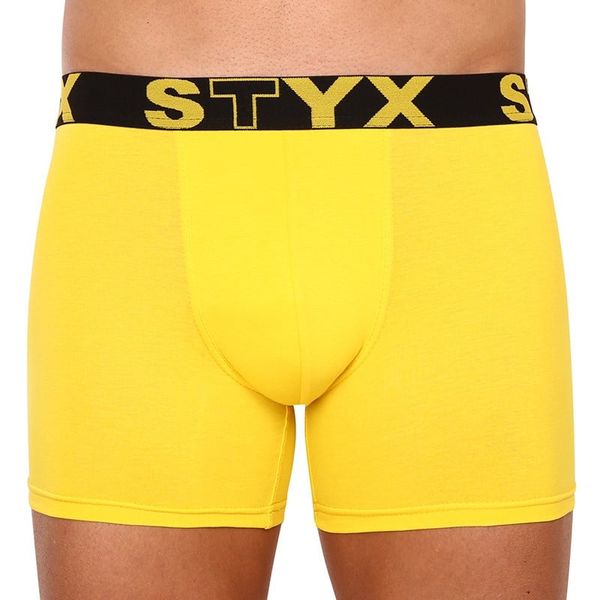 STYX Men's boxers Styx long sports rubber yellow