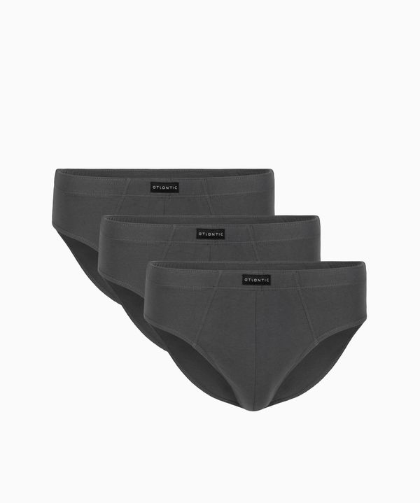 Atlantic Men's briefs ATLANTIC 3Pack - dark gray