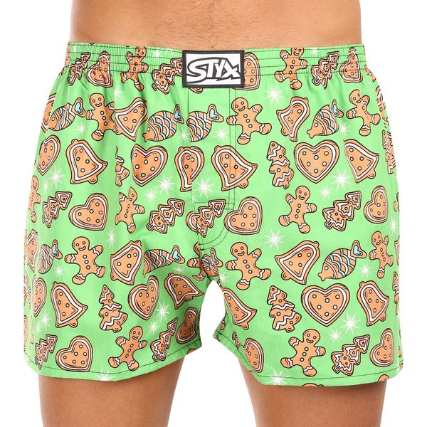 STYX Men's briefs Styx art classic rubber Christmas gingerbread