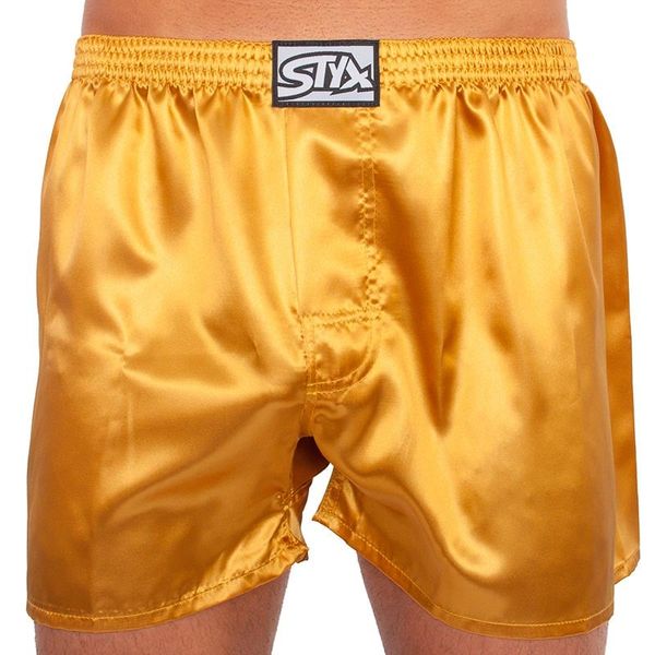 STYX Men's briefs Styx classic rubber satin gold (C685)