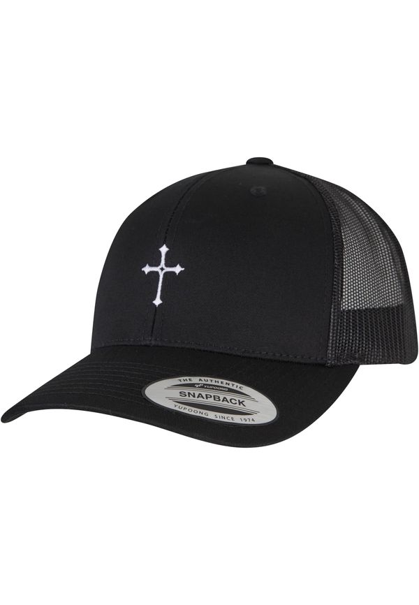 Mister Tee Men's cap Cross Retro Trucker black