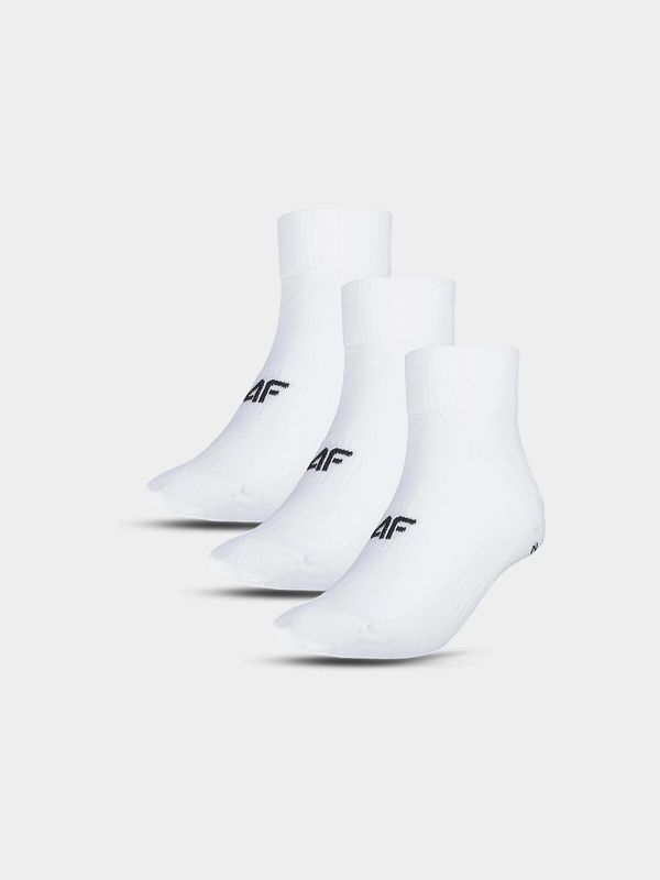 4F Men's Casual Socks Above the Ankle (3pack) 4F - White