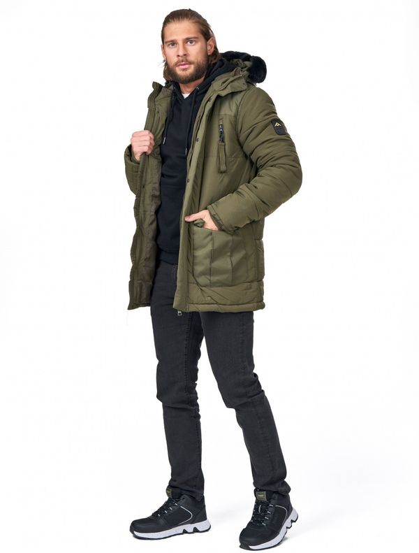 NAX Men's coat nax NAX REXEW ivy green