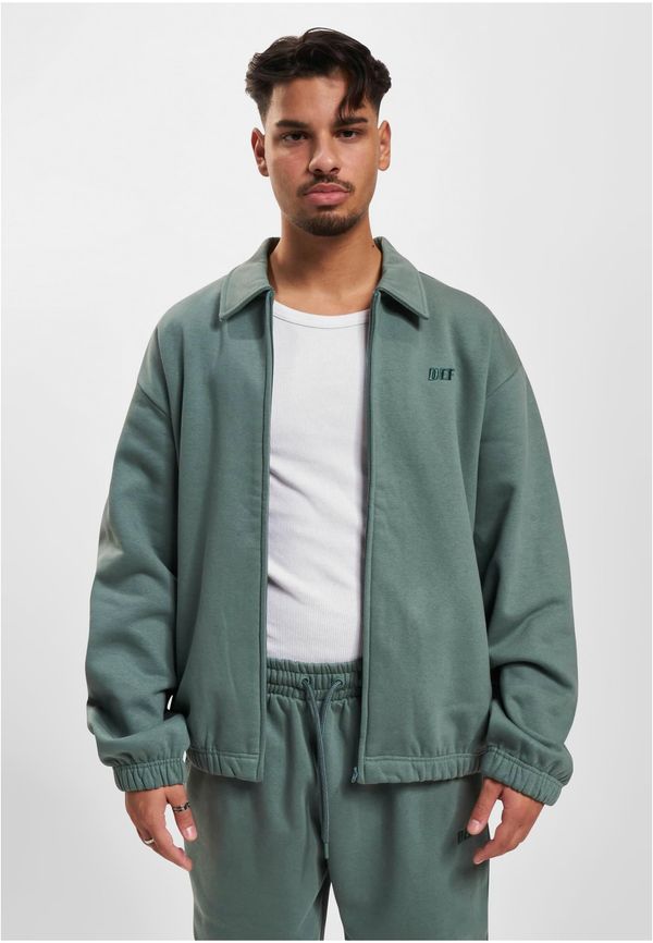 DEF Men's Colllar sweatshirt green