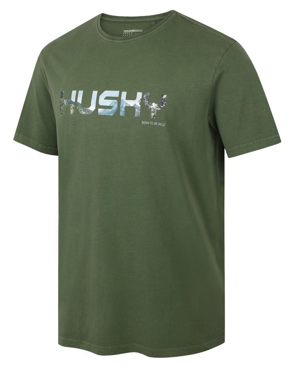 HUSKY Men's cotton T-shirt HUSKY Tee Wild M khaki