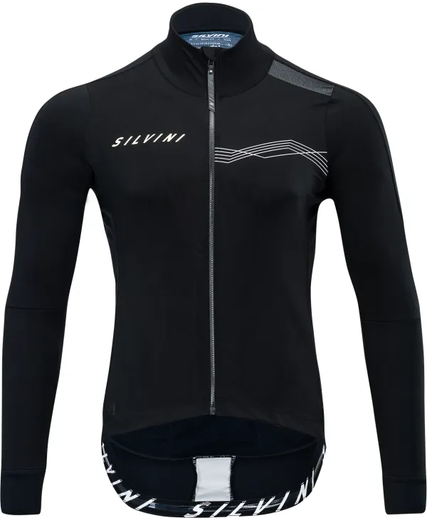 Silvini Men's cycling jacket Silvini Ghisallo black-white, S