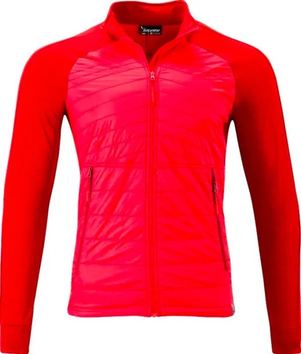 Silvini Men's cycling jacket Silvini Grado Red-cloud, XXXL