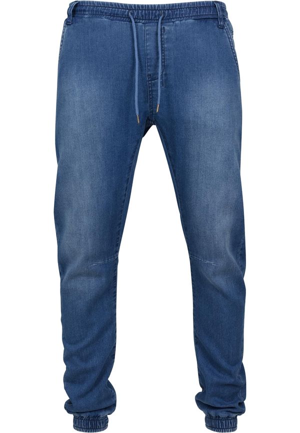 Urban Classics Men's denim pants Jogpants blue/washed