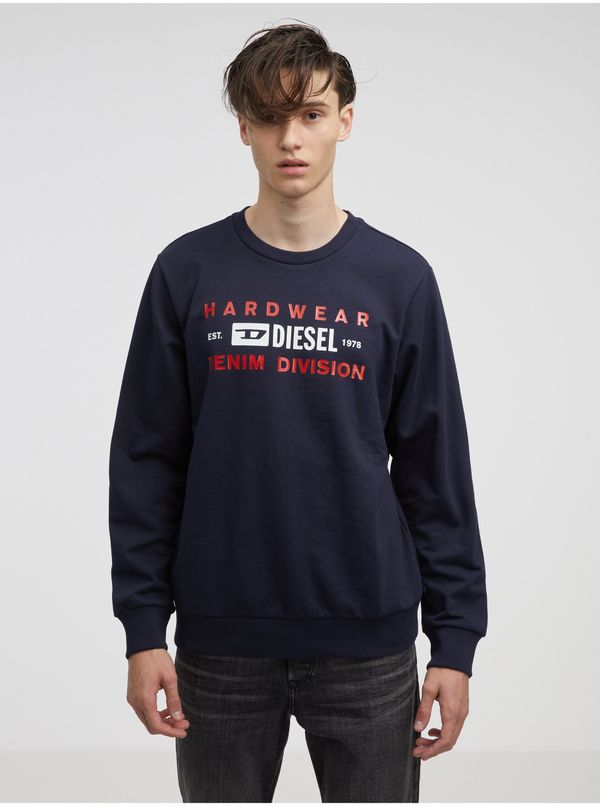 Diesel Men's Diesel Sweatshirt Dark Blue - Men's