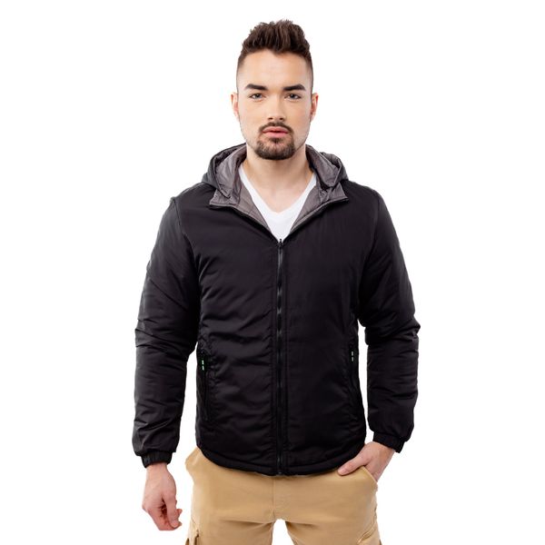 Glano Men's Double-sided Jacket GLANO - Black