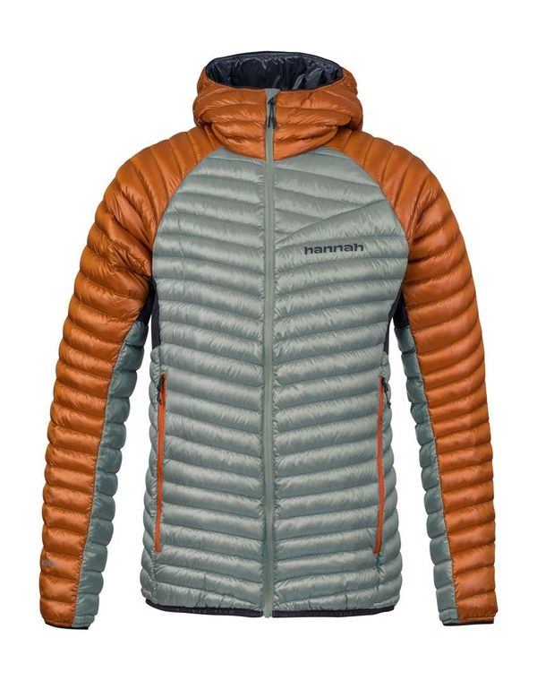 HANNAH Men's down jacket Hannah MIO HOODY rust/lily pad