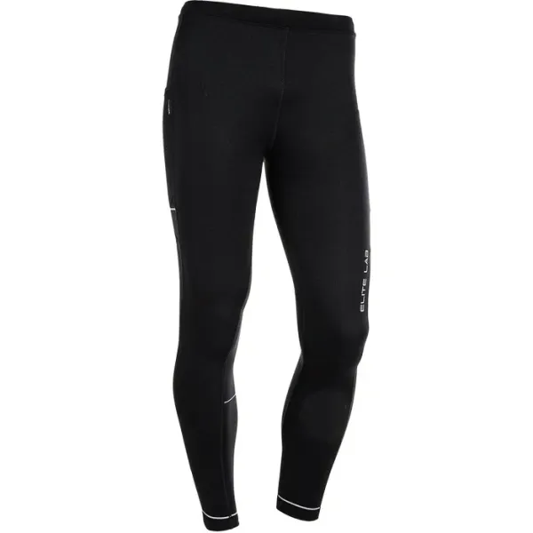 Endurance Men's Endurance Run Elite X1 Windblock Tights Black