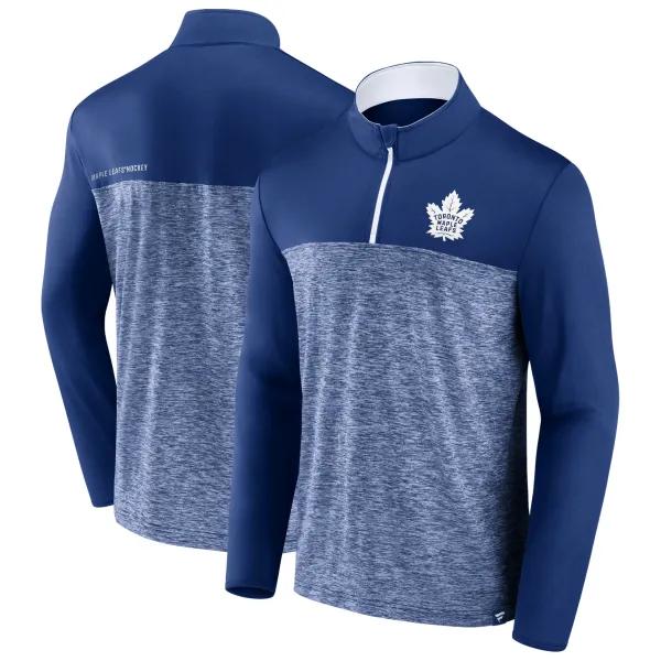 Fanatics Men's Fanatics Mens Iconic Defender 1/4 Zip Toronto Maple Leafs Sweatshirt