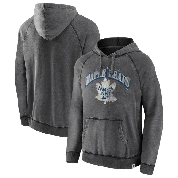 Fanatics Men's Fanatics Mens True Classics Washed Pullover Hoodie Toronto Maple Leafs