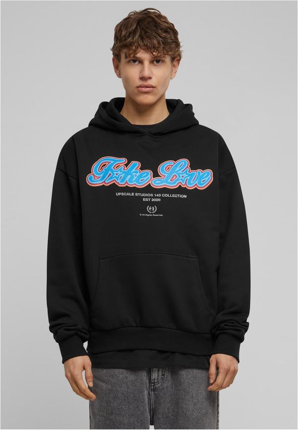 Mister Tee Men's F*ke L*ve Ultra Heavy Oversize Sweatshirt - Black