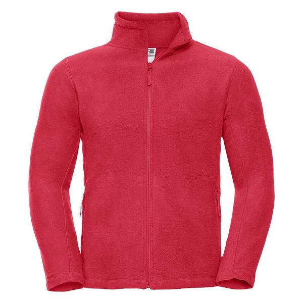 RUSSELL Men's fleece with long zipper 100% polyester, non-pilling fleece 320g