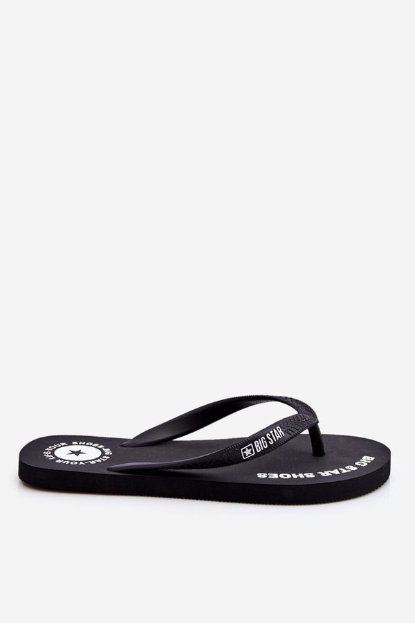 BIG STAR SHOES Men's flip-flops Big Star LL174423 Black