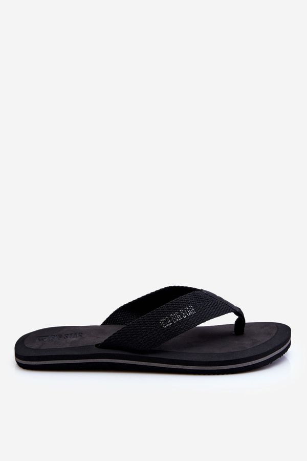 BIG STAR SHOES Men's Foam Flops Big Star LL174618 Black