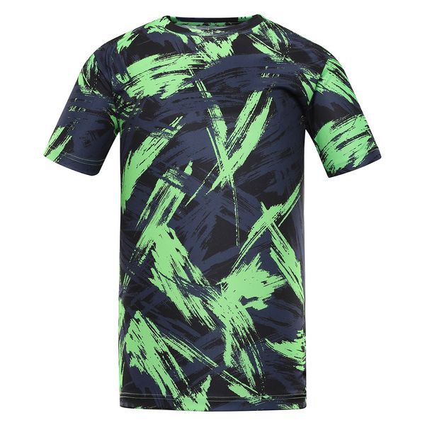 ALPINE PRO Men's functional T-shirt ALPINE PRO QUATR neon green gecko variant pe