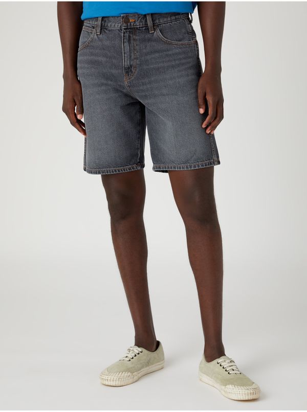 Wrangler Men's Grey Denim Shorts Wrangler - Men