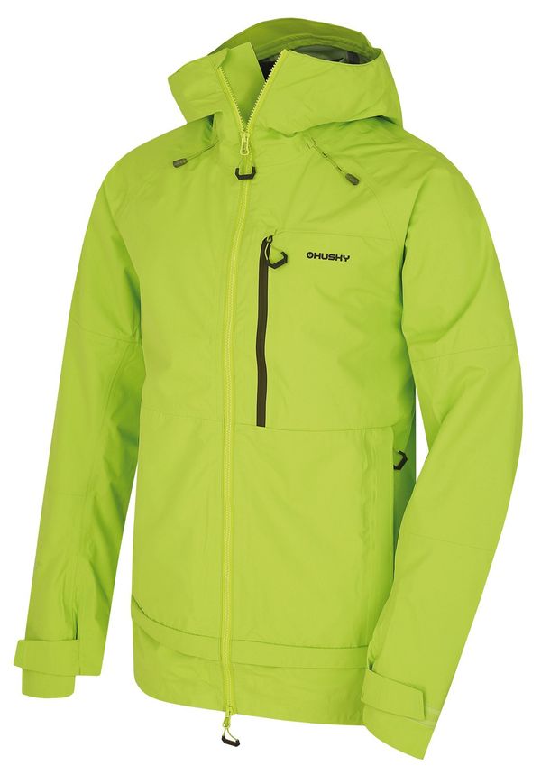 HUSKY Men's hardshell jacket HUSKY Nanook M brightness. green