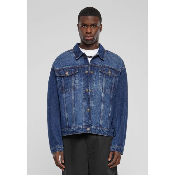 Urban Classics Men's Heavy Ounce Boxy Jacket - Dark Blue