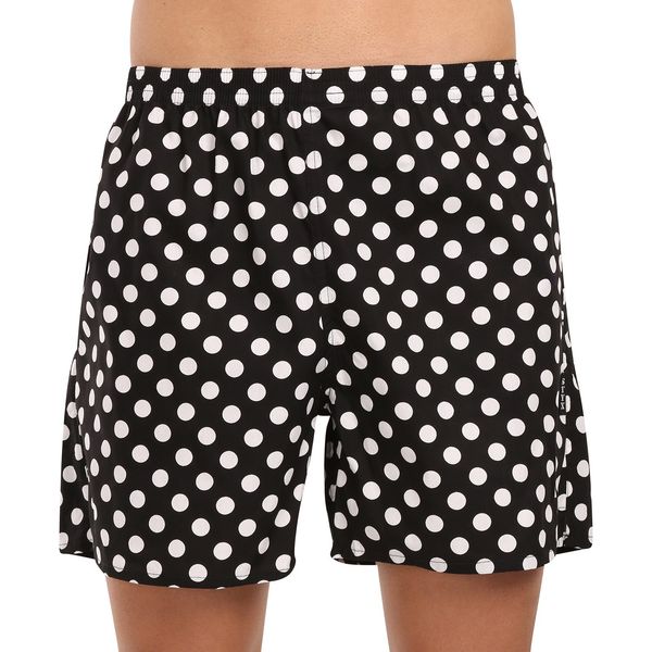 STYX Men's home boxer shorts with pockets Styx polka dots