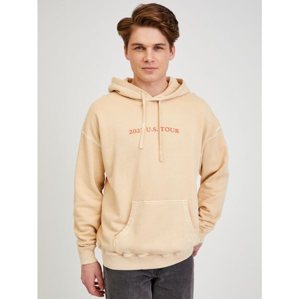 Diesel Mens Hoodie Diesel Beige - Men