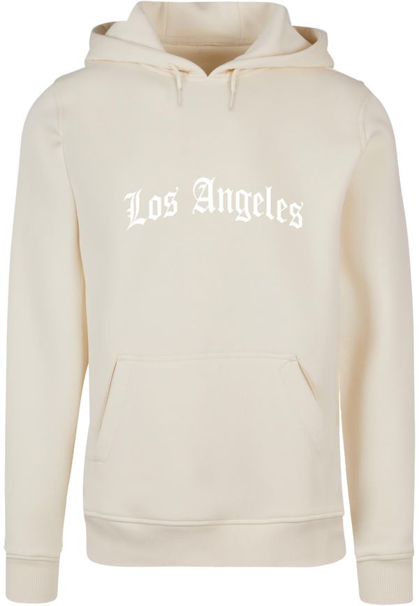 Mister Tee Men's hoodie Los Angeles Wording cream