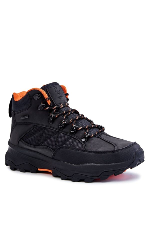 Kesi Men's insulated trekking shoes Cross Jeans KK1R4018C black