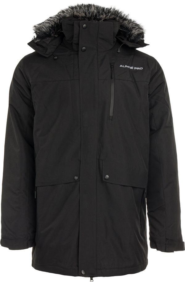 ALPINE PRO Men's jacket ALPINE PRO WAGER black