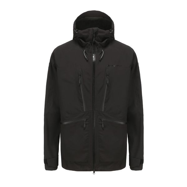 ALPINE PRO Men's jacket with membrane ALPINE PRO DUNAC black